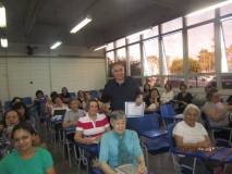 Elcio de Lima Rodrigues, esteve na UNAI na tarde de hoje proferindo palestra sobre o tema" Amor"