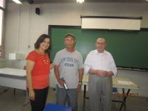 Hoje o aluno Sachihiko Furuya recebeu o seu certificado referente a formatura 2016.