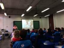 Palestra sobre risco de queda